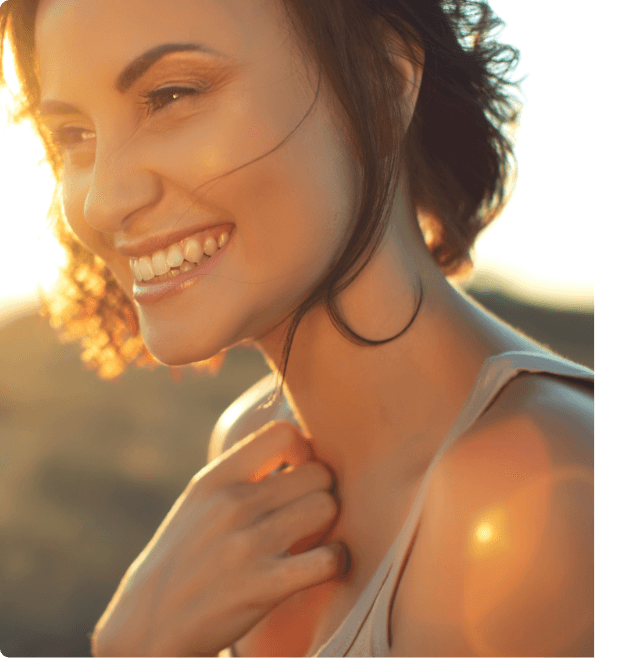 Woman Smiling After UltraPulse CO2 laser