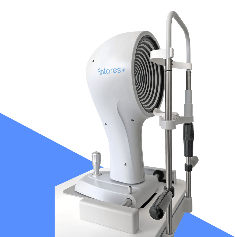 ANTARES automated DED diagnostic and corneal topographer
