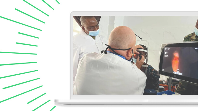 During a trip to Togo, West Africa, Dr.Shlomo Melamed, MD and his colleagues taught local ophthalmologists to perform SLT using Digital Duet.