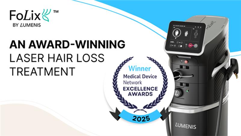 FoLix™ by Lumenis Wins Innovation Award in Hair Loss Technology at